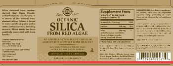 Solgar Oceanic Silica - supplement