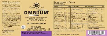 Solgar Omnium - supplement