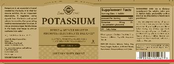 Solgar Potassium - supplement