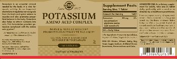 Solgar Potassium Amino Acid Complex - supplement