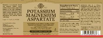 Solgar Potassium Magnesium Aspartate - supplement