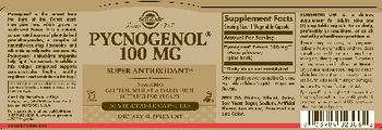 Solgar Pycnogenol 100 mg - supplement