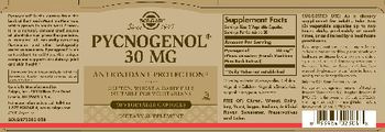 Solgar Pycnogenol 30 mg - supplement