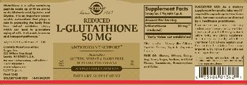Solgar Reduced L-Glutathione 50 mg - supplement