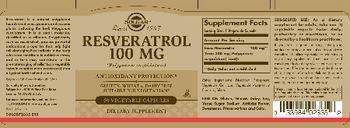 Solgar Resveratrol 100 mg - supplement