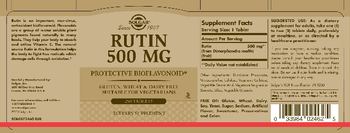 Solgar Rutin 500 mg - supplement
