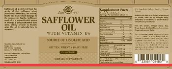 Solgar Safflower Oil With Vitamin B6 - supplement