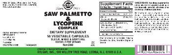 Solgar Saw Palmetto & Lycopene Complex - supplement