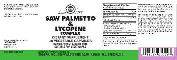Solgar Saw Palmetto & Lycopene Complex - supplement