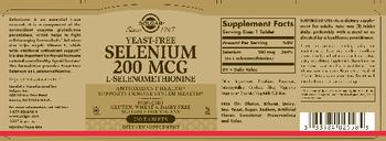 Solgar Selenium 200 mcg - supplement