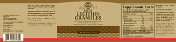 Solgar Soya Lecithin Granules - supplement