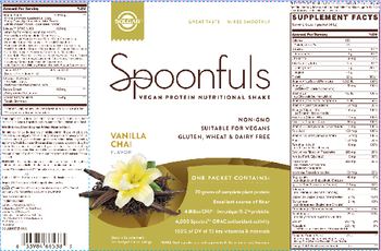 Solgar Spoonfuls Vanilla Chai Flavor - supplement