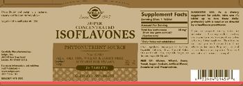 Solgar Super Concentrated Isoflavones - supplement