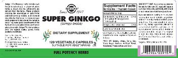 Solgar Super Ginkgo - supplement