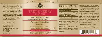 Solgar Tart Cherry 1000 mg - supplement