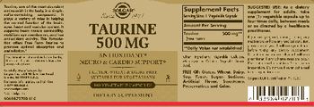 Solgar Taurine 500 mg - supplement