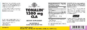Solgar Tonalin 1300 mg CLA - supplement