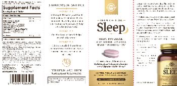 Solgar Triple Action Sleep - supplement