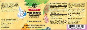 Solgar Turmeric Root Extract - herbal supplement