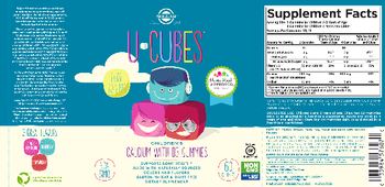 Solgar U-Cubes Children's Calcium with D3 Gummies - supplement