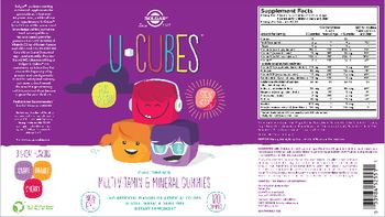 Solgar U-Cubes Children's Multi-Vitamins And Minerals Gummies - supplement