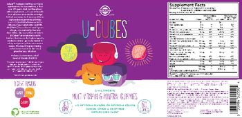 Solgar U-Cubes Children's Multi-Vitamins And Minerals Gummies - supplement