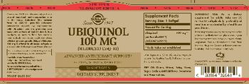 Solgar Ubiquinol 100 mg (Reduced Co-10) - supplement