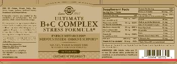 Solgar Ultimate B+C Complex - supplement