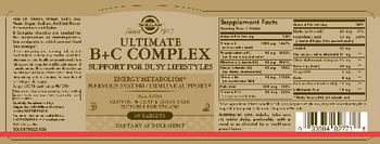 Solgar Ultimate B+C Complex - supplement