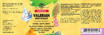 Solgar Valerian Root Extract - herbal supplement