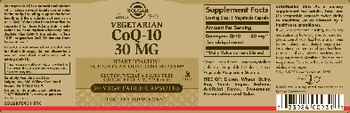 Solgar Vegetarian CoQ-10 30 mg - supplement