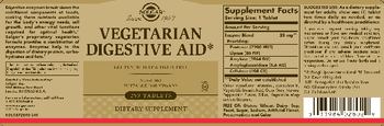 Solgar Vegetarian Digestive Aid - supplement