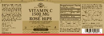 Solgar Vitamin C 1500 mg with Rose Hips - supplement