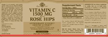 Solgar Vitamin C 1500 mg With Rose Hips - supplement