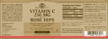 Solgar Vitamin C 250 mg With Rose Hips - supplement