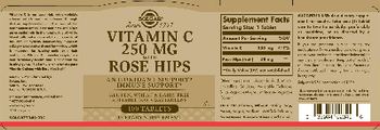 Solgar Vitamin C 250 mg With Rose Hips - supplement