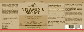 Solgar Vitamin C 500 mg - supplement