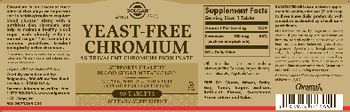 Solgar Yeast-Free Chromium - supplement