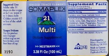 Somaplex 21 Multi - supplement
