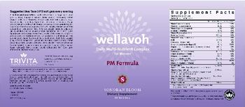 Sonoran Bloom Wellavoh Daily Multi-Nutrient Complex For Women PM Formula - supplement