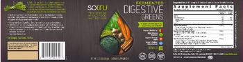 SoTru Fermented Digestive Greens - supplement