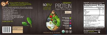 SoTru Organic Protein Vegan Protein Shake Vanilla - supplement
