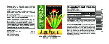 Source Naturals Aloe Verite 200 mg - supplement