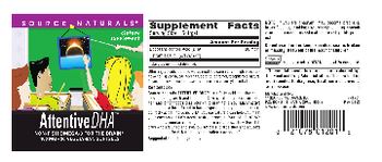 Source Naturals Attentive DHA 100 mg - supplement