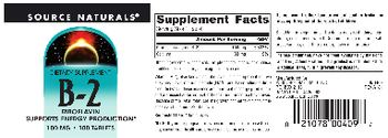 Source Naturals B-2 100 mg - supplement