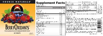 Source Naturals BerryOxidants - supplement