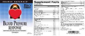 Source Naturals Blood Pressure Response - supplement