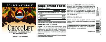 Source Naturals ChocoLift 500 mg - 