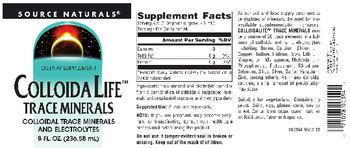 Source Naturals ColloidaLife Trace Minerals - supplement