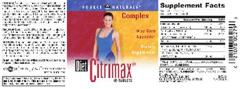 Source Naturals Diet Citrimax Complex - supplement